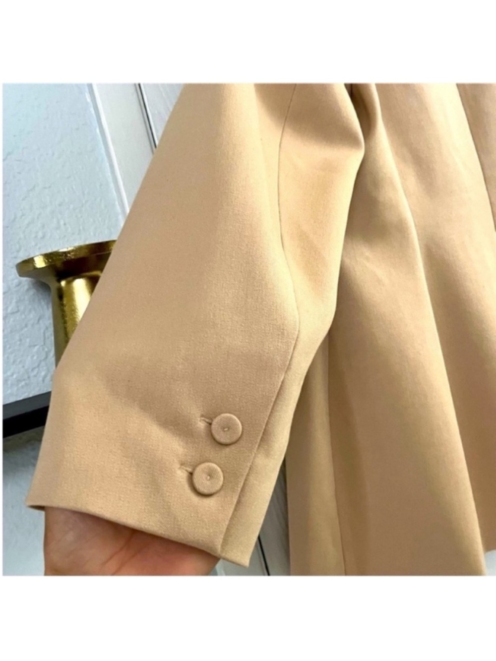 Favorite Daughter The Favorite Blazer Beige Stretch Jacket Neutral Size XL - Picture 8 of 13